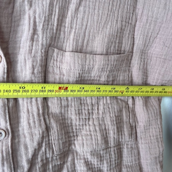 large button up collared bundle 100% cotton soft flannel crepe - Picture 15 of 16